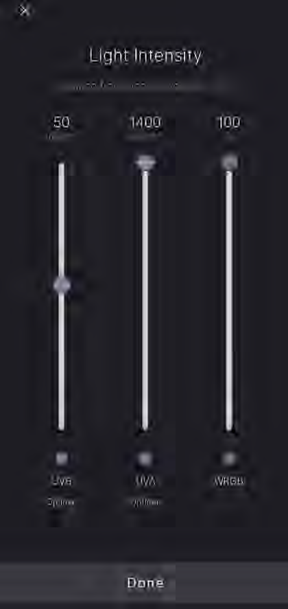 English SPECTERRA App channel adjustment example