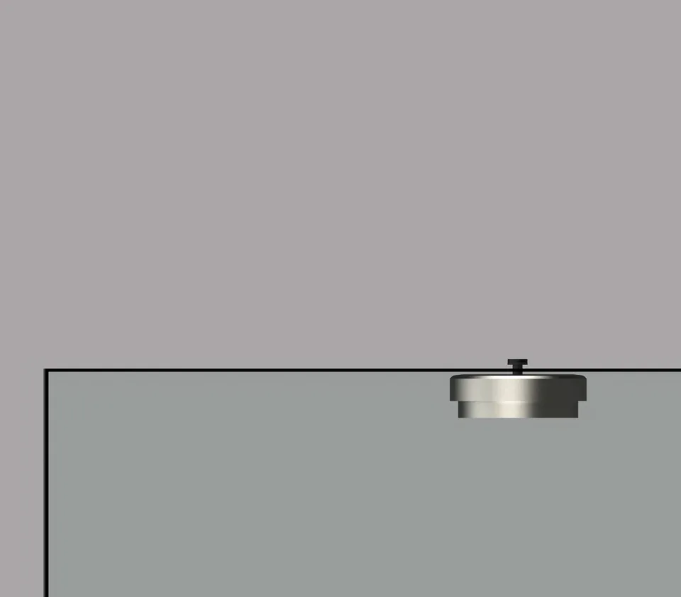 UV Focus bolt-mounted beneath the enclosure top